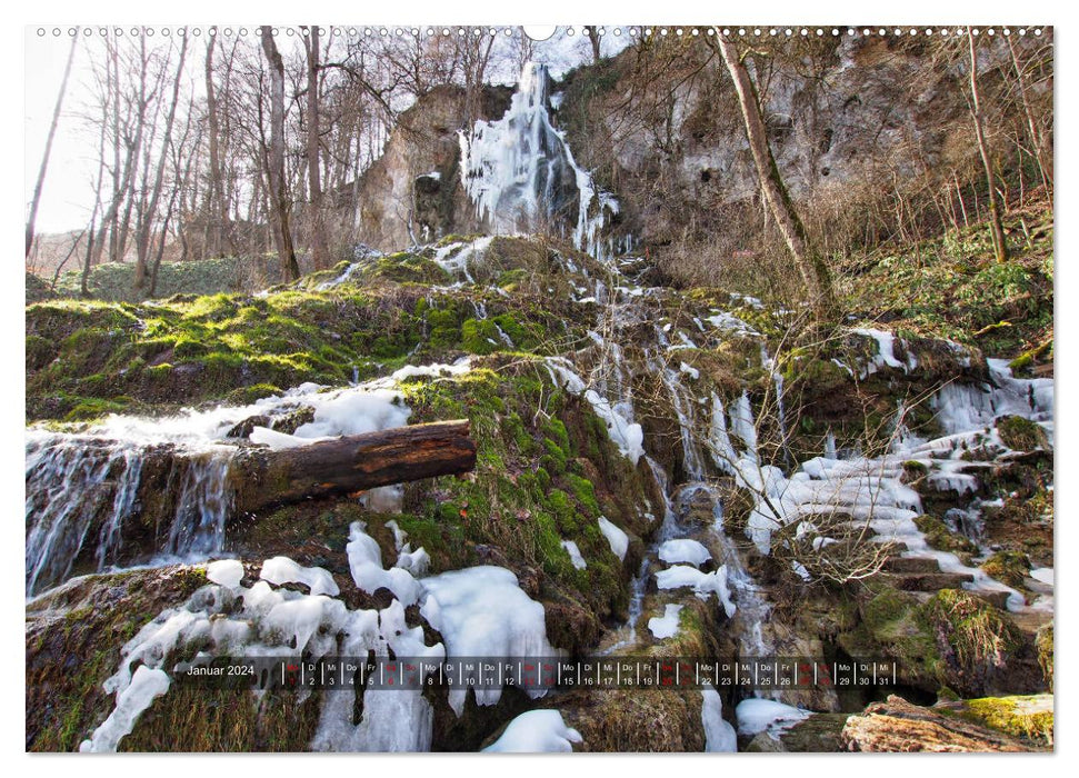 Impressions from the Uracher Wasserfallsteig (CALVENDO wall calendar 2024) 