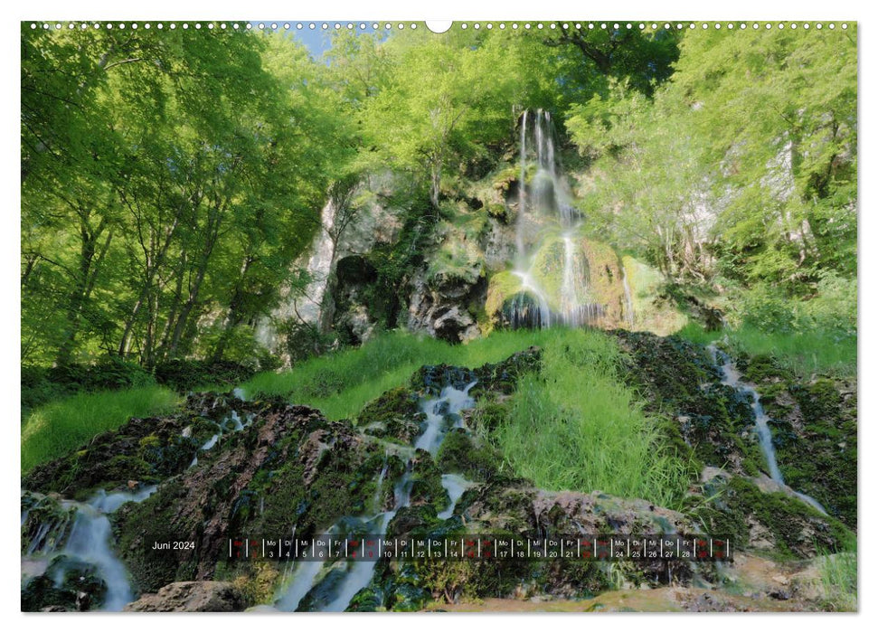Impressionen vom Uracher Wasserfallsteig (CALVENDO Wandkalender 2024)