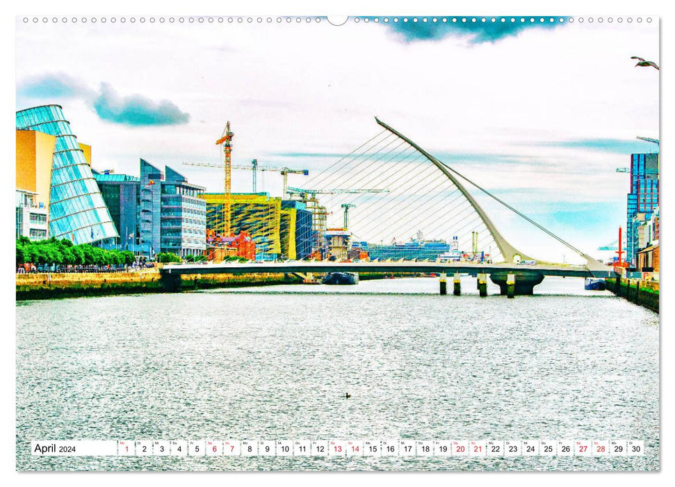 Dublin - multifaceted metropolis (CALVENDO wall calendar 2024) 