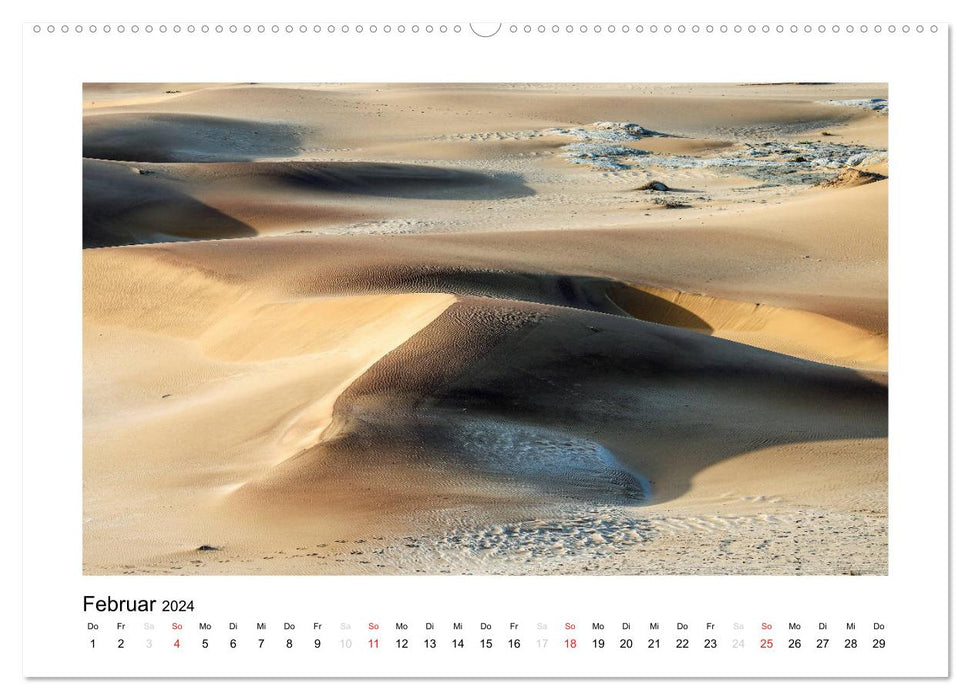 Namibia - deserts, expanse, colors (CALVENDO Premium Wall Calendar 2024) 