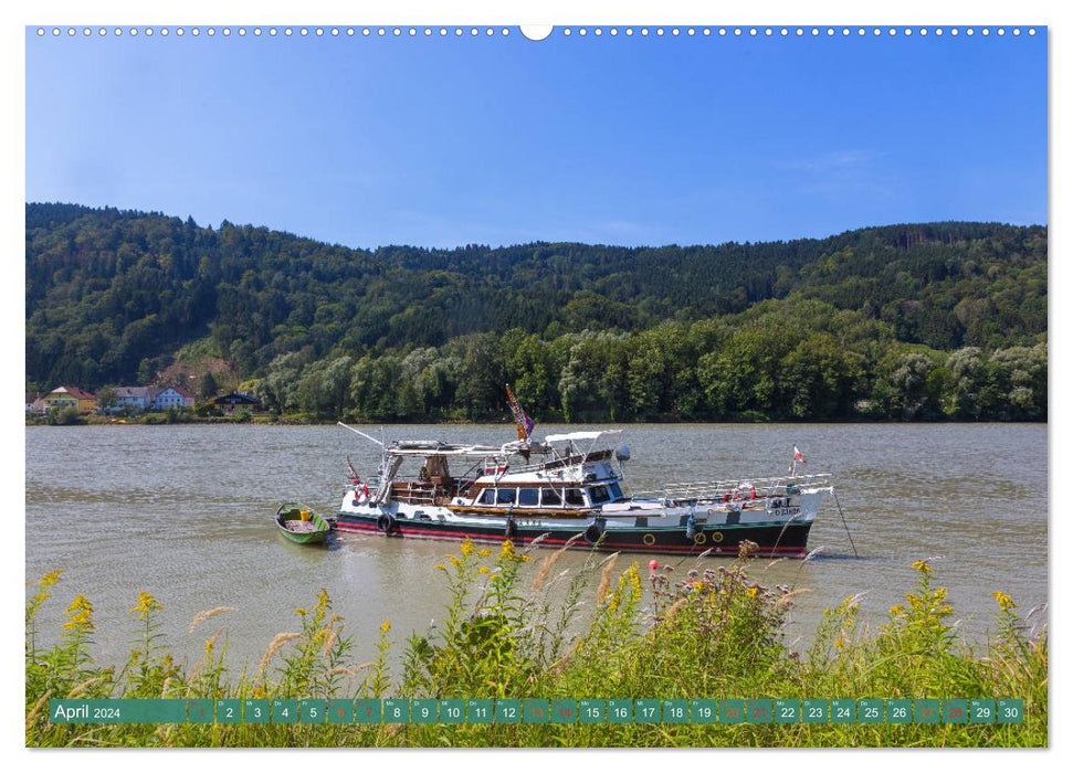 Danube bank in the Mühlviertel (CALVENDO Premium wall calendar 2024) 