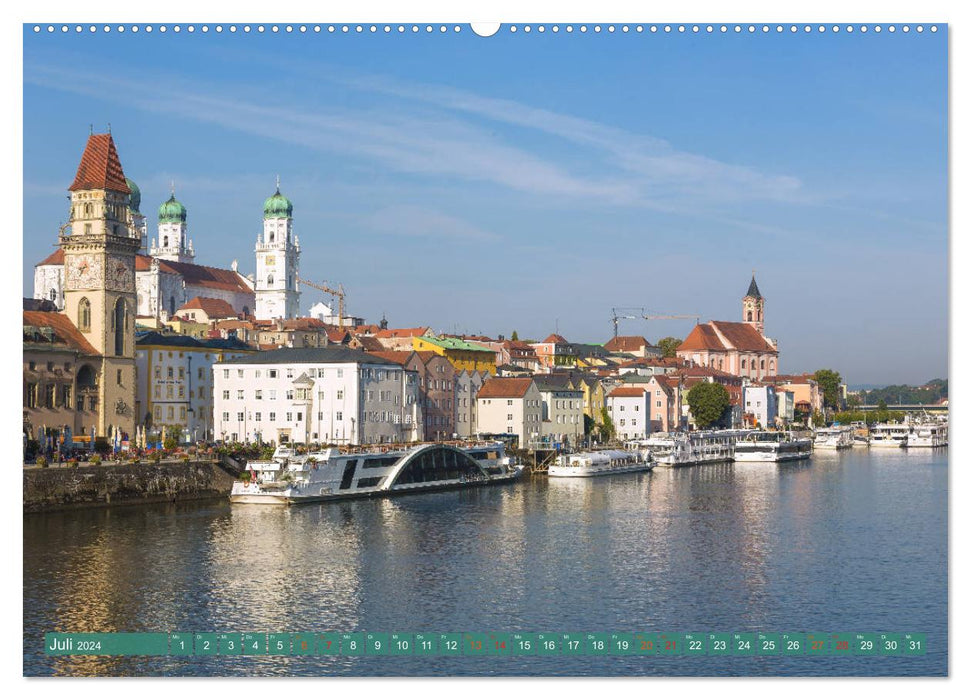 Donauufer im Mühlviertel (CALVENDO Premium Wandkalender 2024)