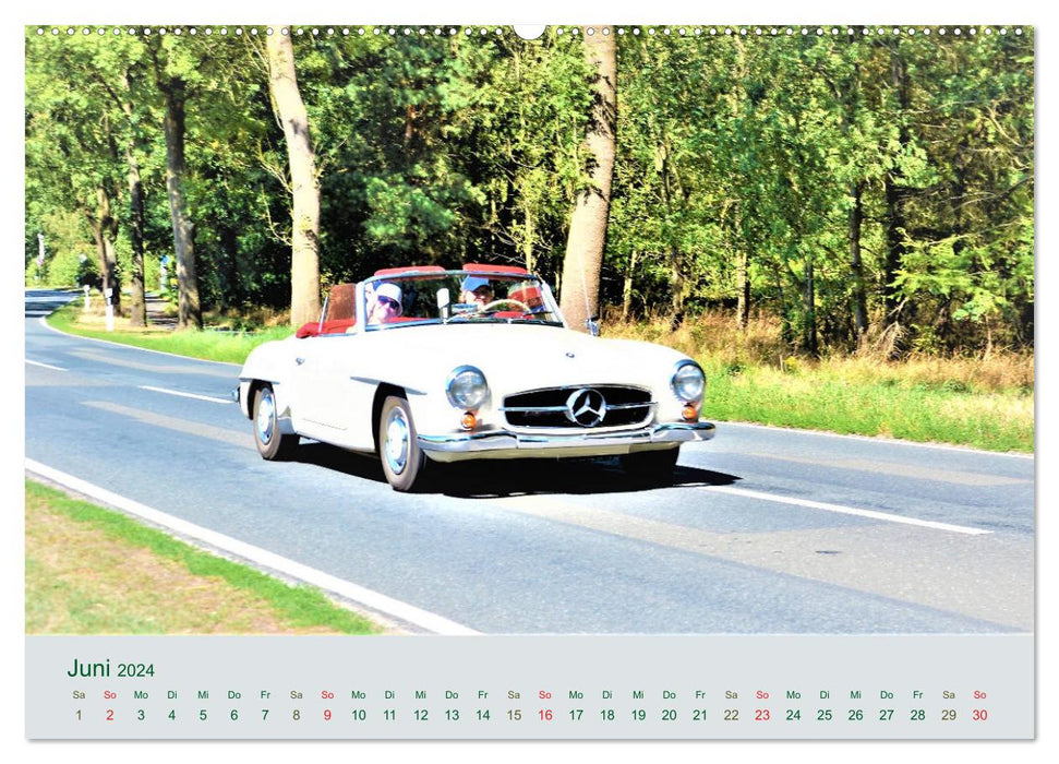 Youngtimer on Tour (CALVENDO Premium Wandkalender 2024)