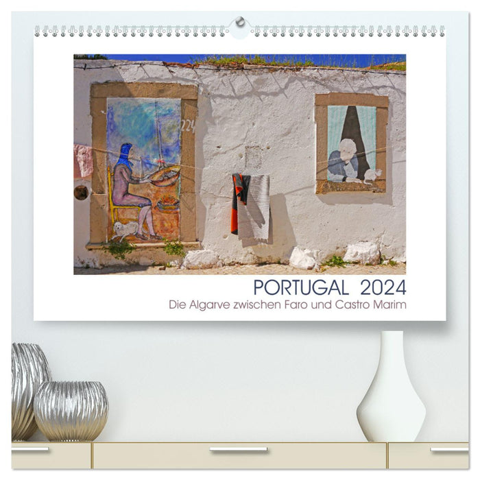 Portugal. Die Algarve zwischen Faro und Castro Marim (CALVENDO Premium Wandkalender 2024)