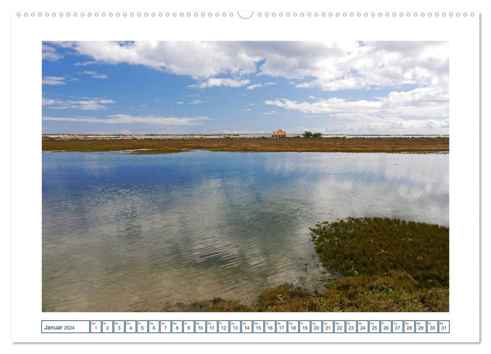 Portugal. The Algarve between Faro and Castro Marim (CALVENDO Premium Wall Calendar 2024) 