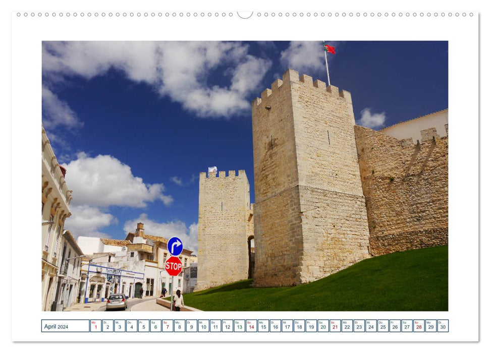 Portugal. The Algarve between Faro and Castro Marim (CALVENDO Premium Wall Calendar 2024) 