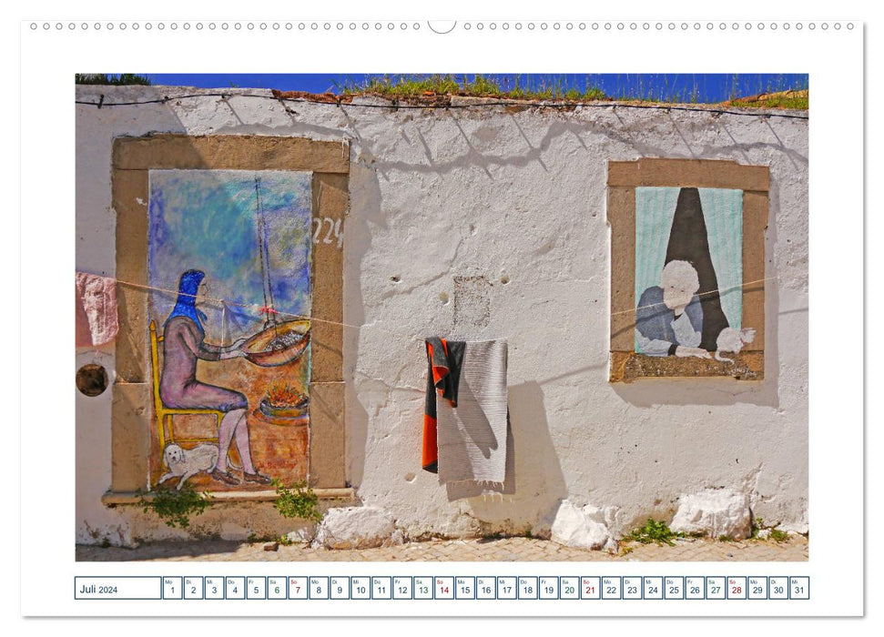 Portugal. Die Algarve zwischen Faro und Castro Marim (CALVENDO Premium Wandkalender 2024)