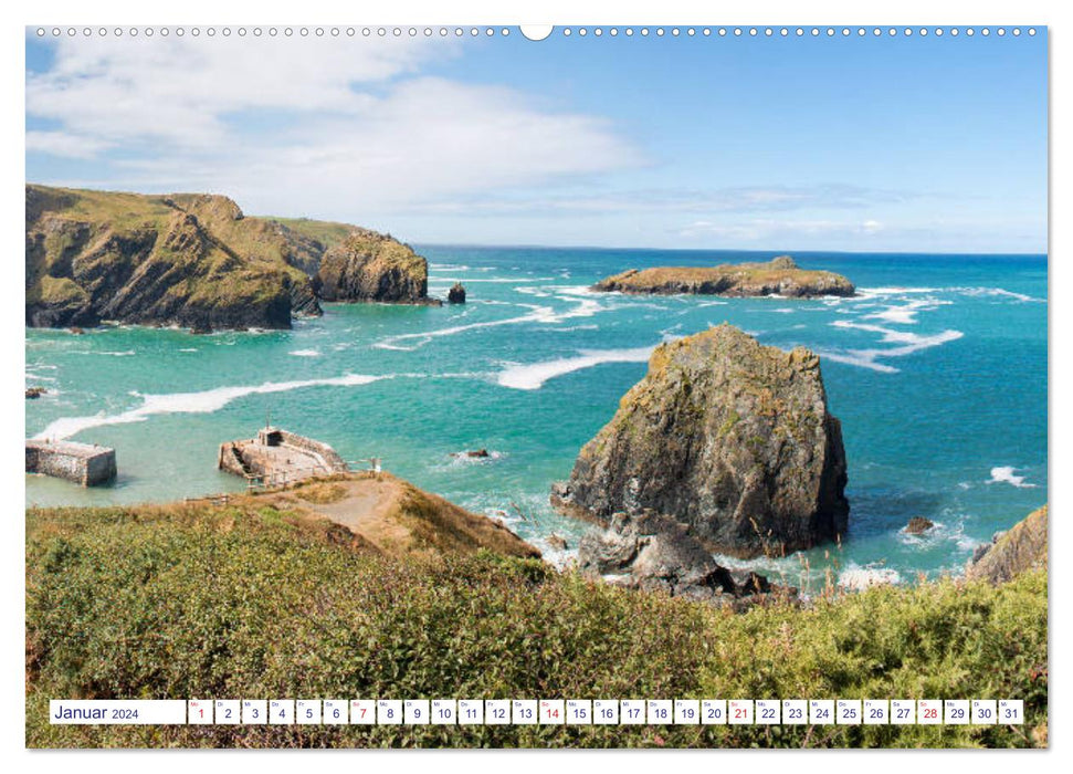 Cornwall Impressionen (CALVENDO Wandkalender 2024)