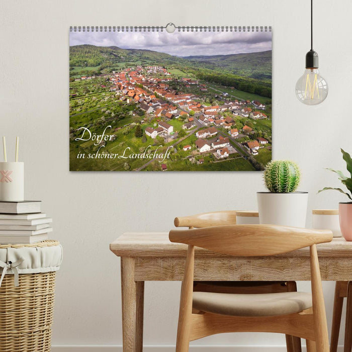 Villages in a beautiful landscape (CALVENDO wall calendar 2024) 