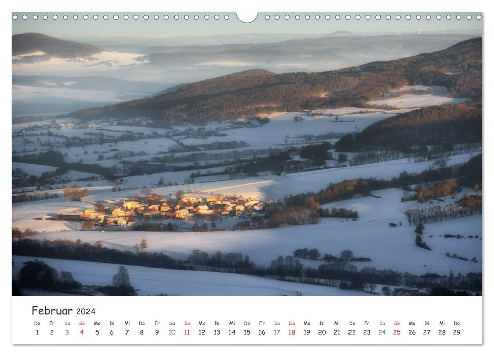 Dörfer in schöner Landschaft (CALVENDO Wandkalender 2024)