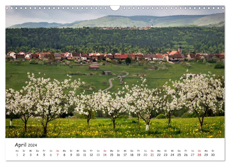 Villages in a beautiful landscape (CALVENDO wall calendar 2024) 