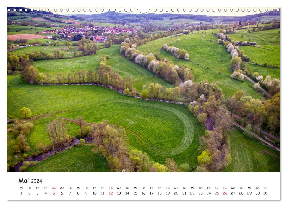 Villages in a beautiful landscape (CALVENDO wall calendar 2024) 