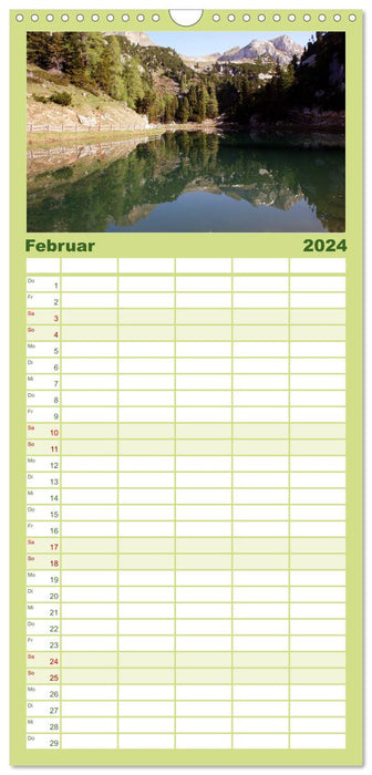 Tyrol – Autour du lac Achensee (Planificateur familial CALVENDO 2024) 