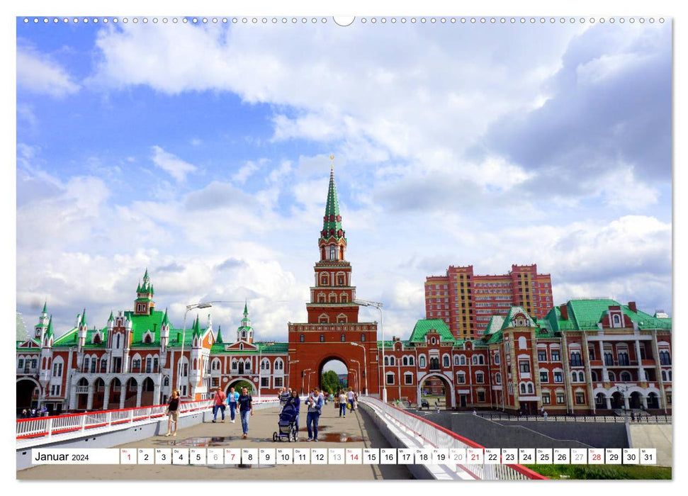 Picturesque Russia - Impressions from Joschkar-Ola (CALVENDO Premium Wall Calendar 2024) 