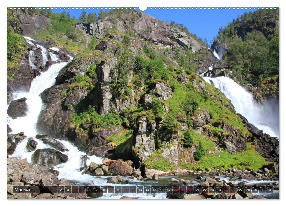 Norwegen 2024 - Berge, Fjorde, Moore (CALVENDO Premium Wandkalender 2024)