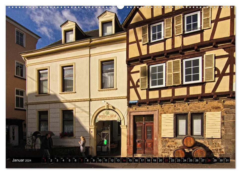 Stadtansichten, Linz am Rhein die bunte Stadt (CALVENDO Premium Wandkalender 2024)