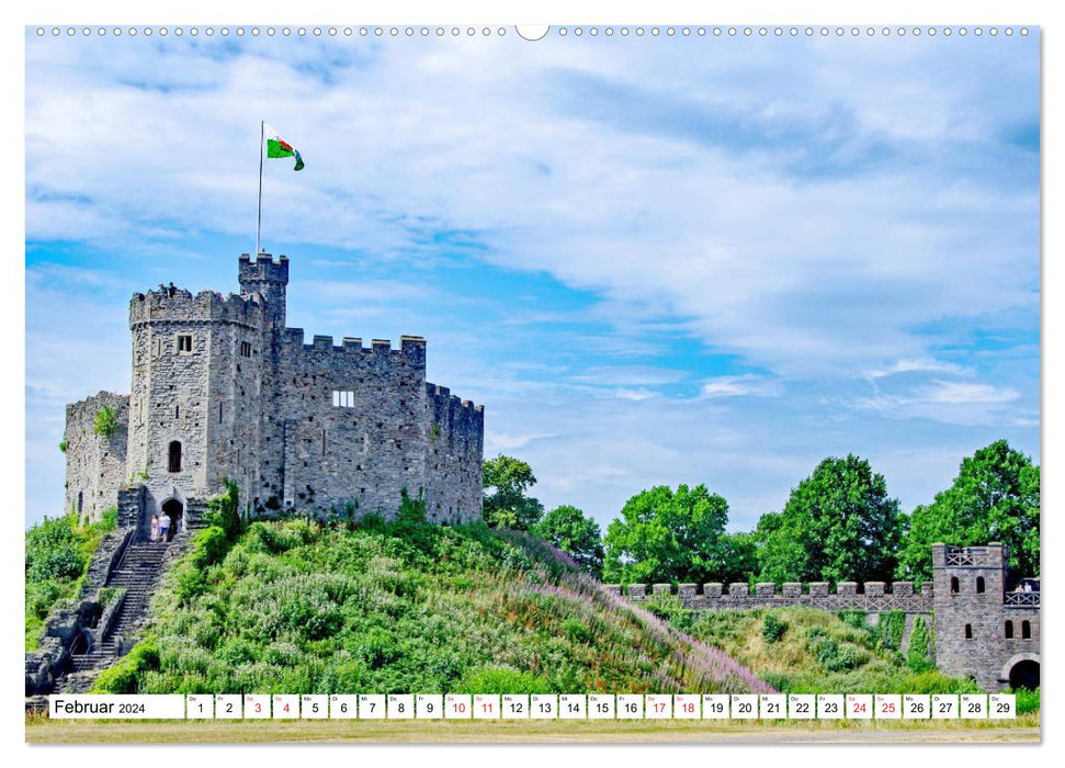 British Isles - City Trips (CALVENDO Wall Calendar 2024) 