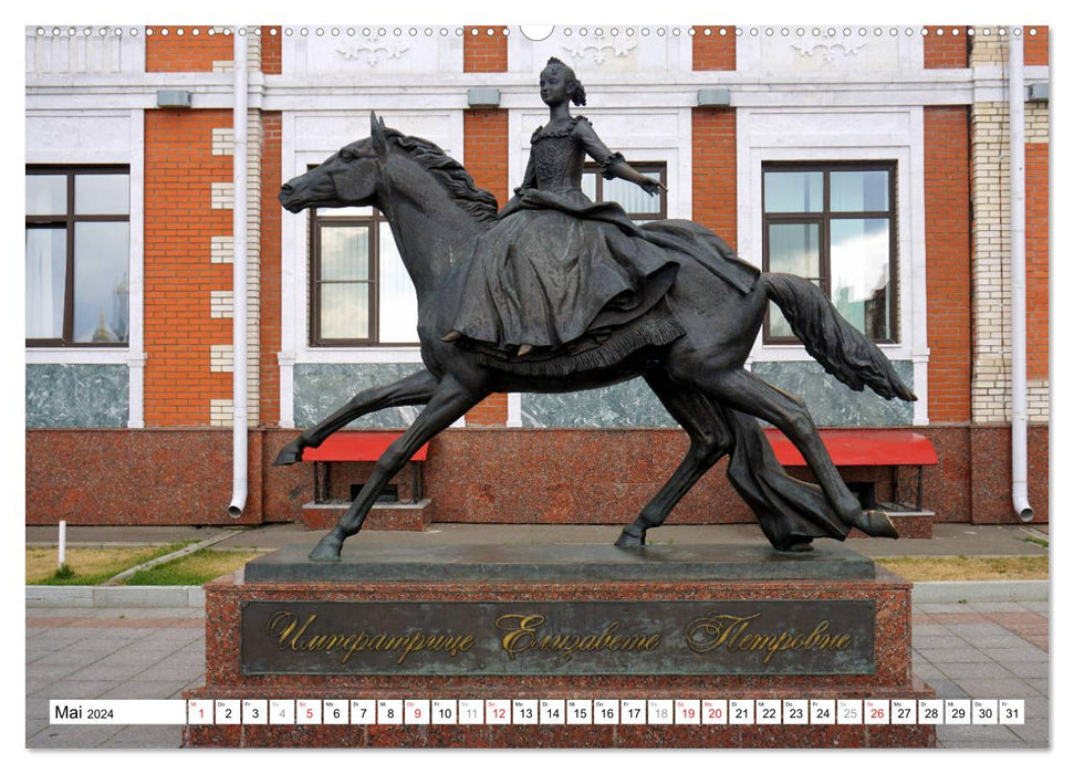 Malerisches Russland - Impressionen aus Joschkar-Ola (CALVENDO Wandkalender 2024)