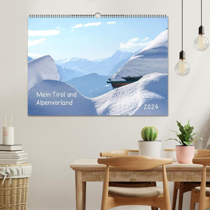 Mein Tirol und Alpenvorland (CALVENDO Wandkalender 2024)