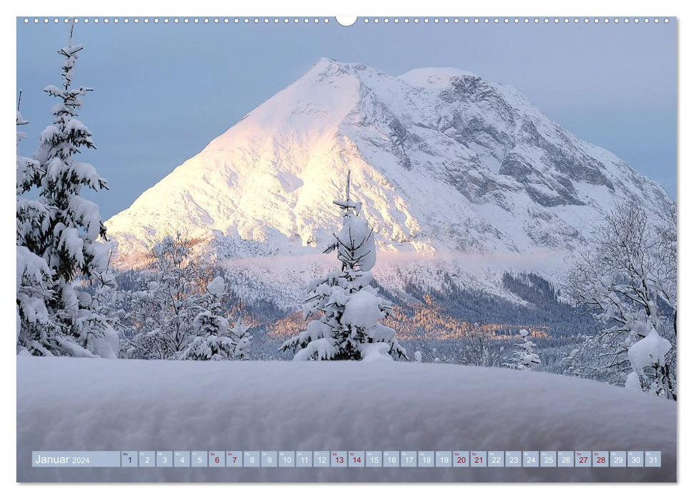 Mein Tirol und Alpenvorland (CALVENDO Wandkalender 2024)