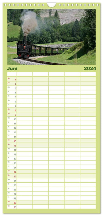 Mein Dampfbahnkalender (CALVENDO Familienplaner 2024)