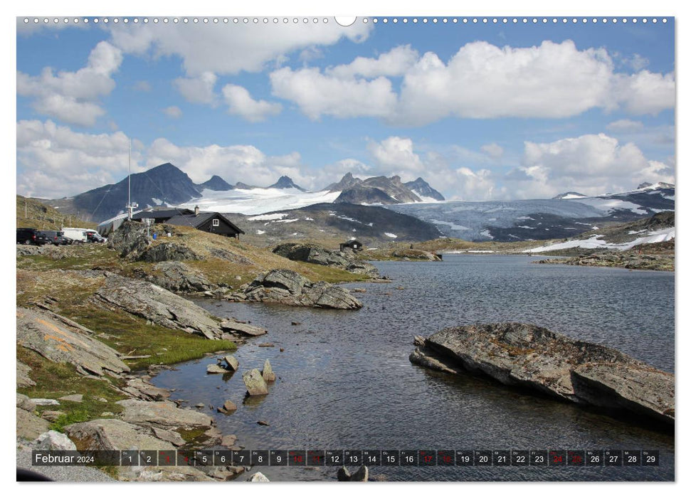 Norway 2024 - mountains, fjords, moors (CALVENDO wall calendar 2024) 