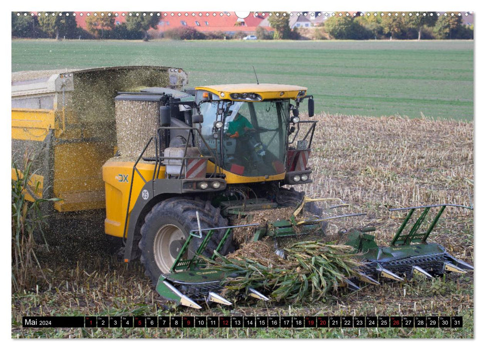 CORN HARVEST (CALVENDO Premium Wall Calendar 2024) 