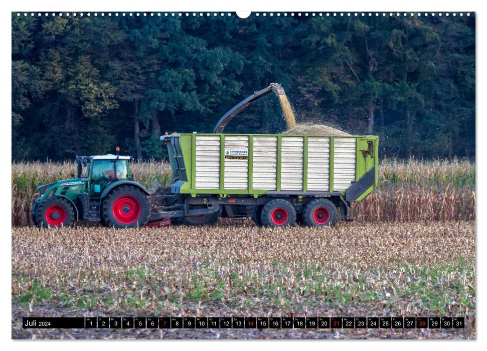 CORN HARVEST (CALVENDO Premium Wall Calendar 2024) 