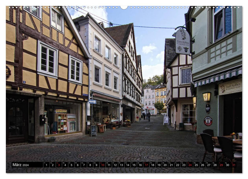 City views, Linz am Rhein the colorful city (CALVENDO wall calendar 2024) 