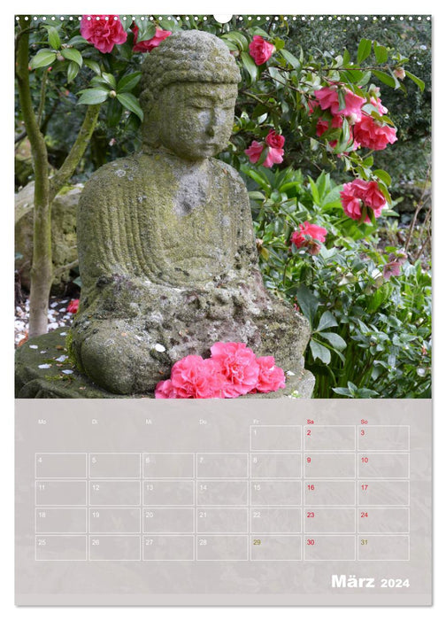 Japanese Garden in Leverkusen (CALVENDO Premium Wall Calendar 2024) 