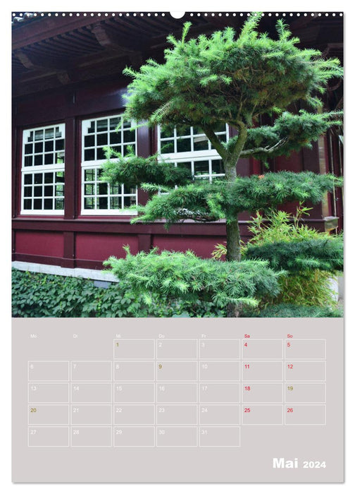 Japanese Garden in Leverkusen (CALVENDO Premium Wall Calendar 2024) 