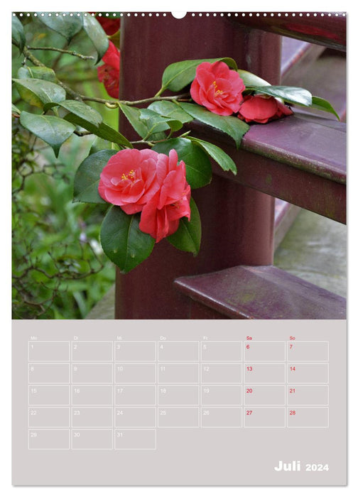 Japanese Garden in Leverkusen (CALVENDO Premium Wall Calendar 2024) 