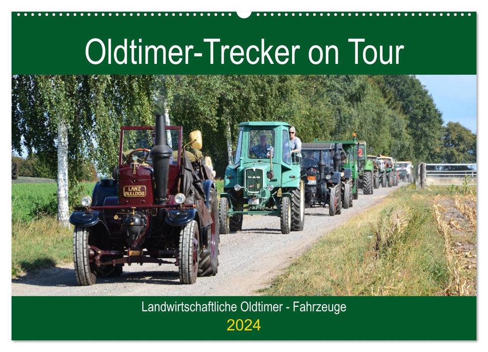 Tracteur vintage en tournée (calendrier mural CALVENDO 2024) 