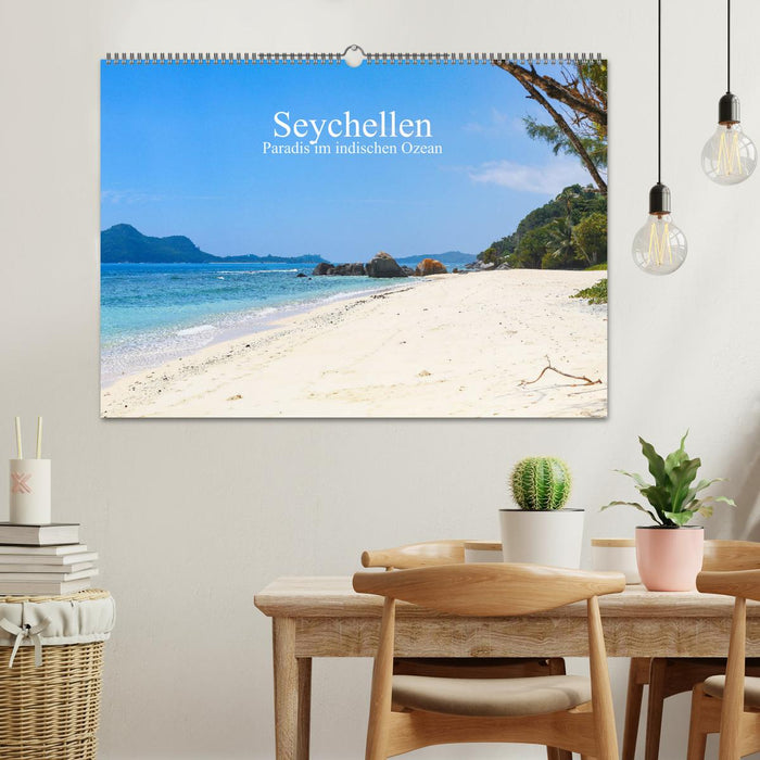 Seychelles - Paradis dans l'Océan Indien (Calendrier mural CALVENDO 2024) 