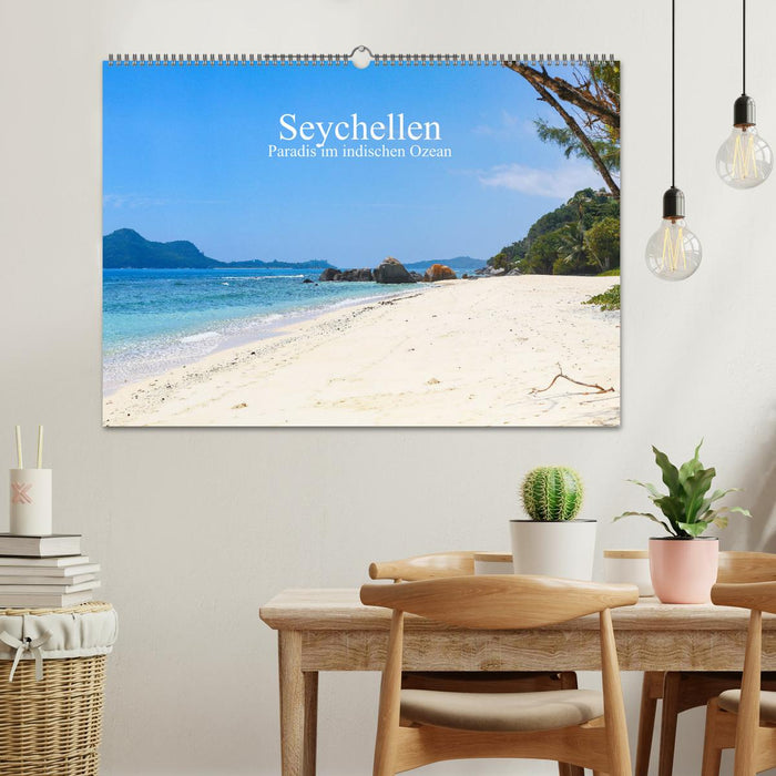 Seychellen - Paradis im indischen Ozean (CALVENDO Wandkalender 2024)