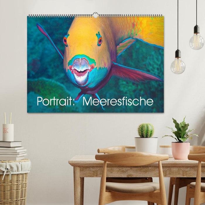 Portrait: Meeresfische (CALVENDO Wandkalender 2024)