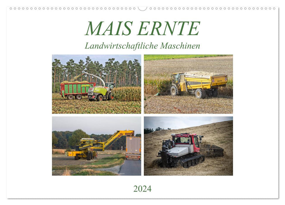 CORN HARVEST (CALVENDO wall calendar 2024) 