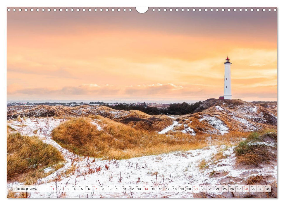 Lighthouses of the North (CALVENDO wall calendar 2024) 