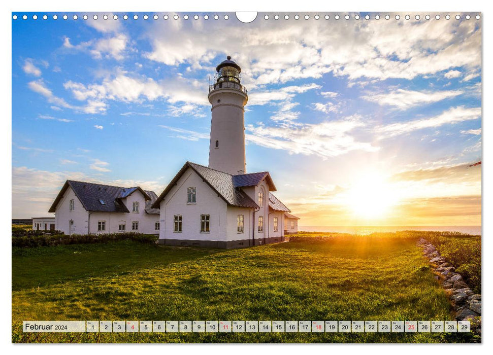 Lighthouses of the North (CALVENDO wall calendar 2024) 
