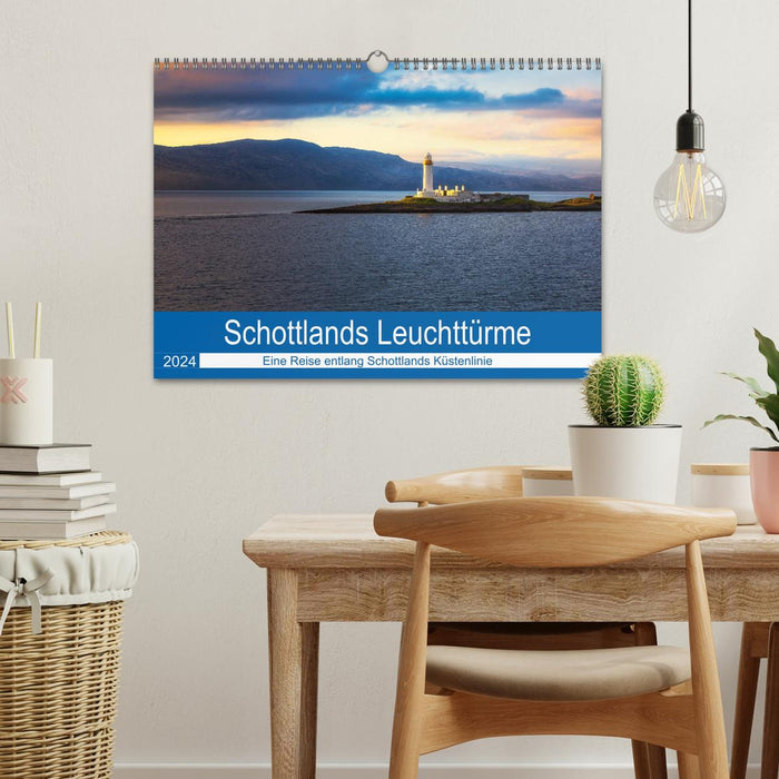 Schottlands Leuchttürme (CALVENDO Wandkalender 2024)