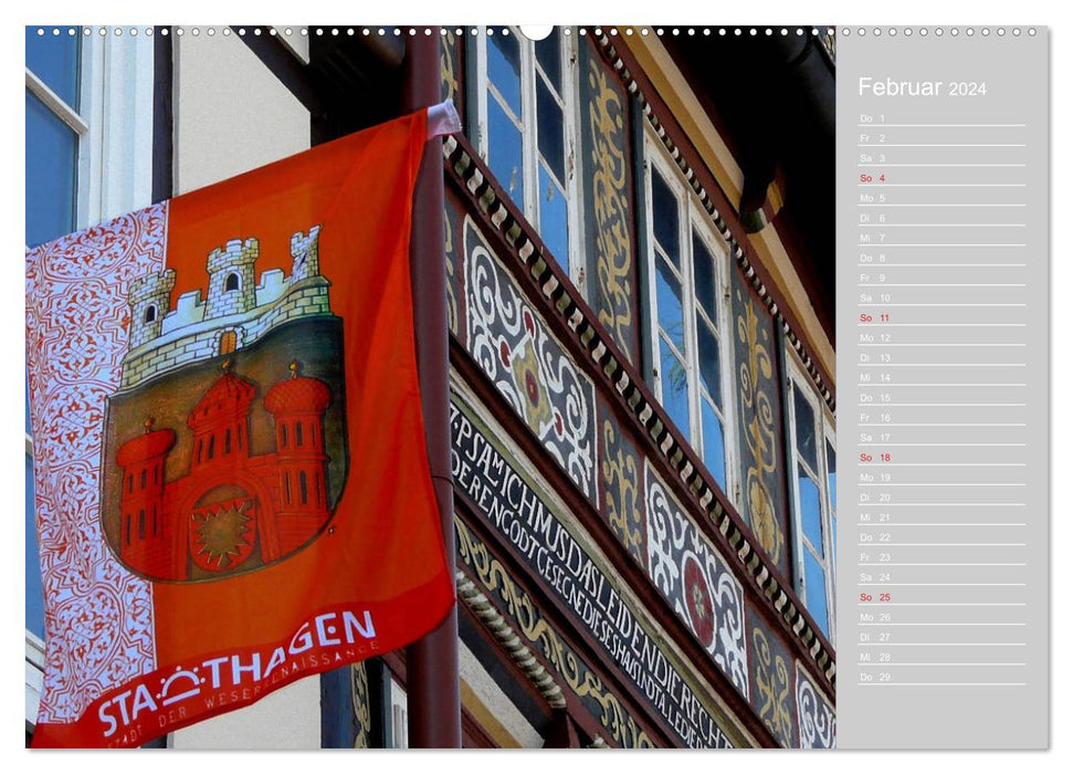 My Stadthagen planner (CALVENDO Premium wall calendar 2024) 