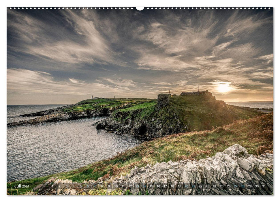 Irlande - Île magique en vert (Calendrier mural CALVENDO Premium 2024) 