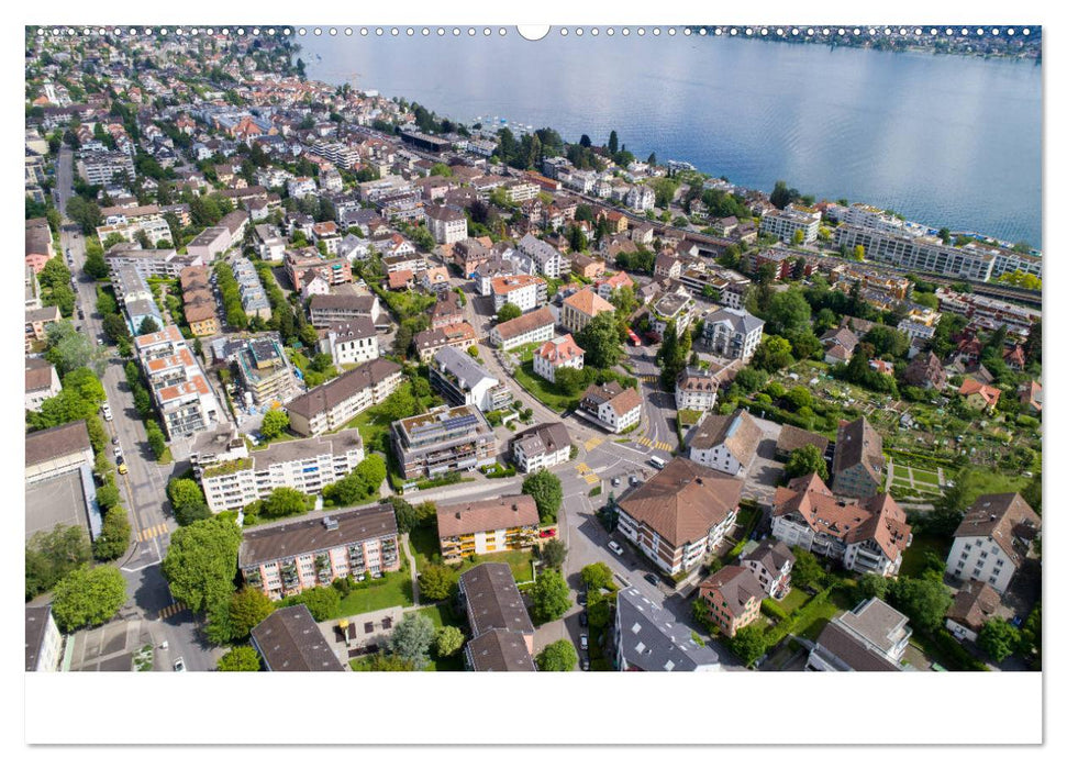 Zurich aerial photo calendar 2024 (CALVENDO wall calendar 2024) 