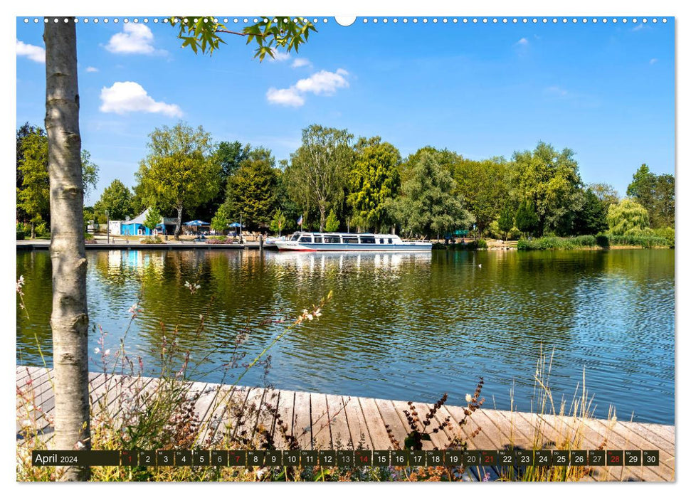 Holstein Switzerland - Five Lakes Landscape (CALVENDO Premium Wall Calendar 2024) 