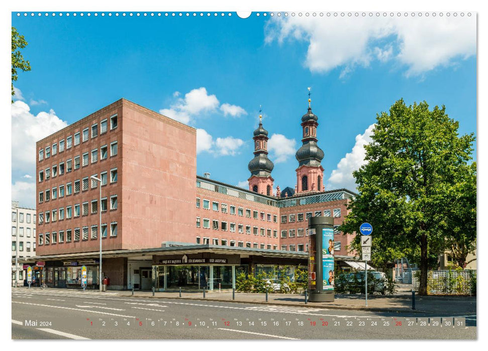 Goldiges Mainz (CALVENDO Premium Wandkalender 2024)