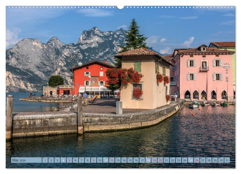 Lake Garda, the paradise in the north of Italy (CALVENDO Premium Wall Calendar 2024) 