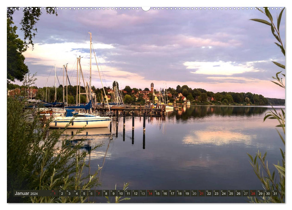 Holstein Switzerland - Five Lakes Landscape (CALVENDO Wall Calendar 2024) 