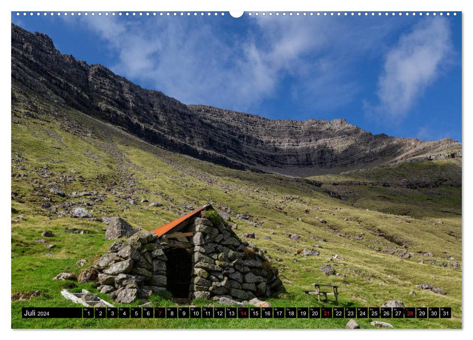 Landscapes of the Faroe Islands (CALVENDO Premium Wall Calendar 2024) 