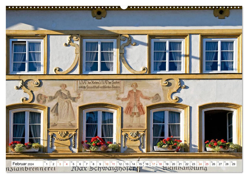 Upper Bavarian Lüftl painting (CALVENDO wall calendar 2024) 
