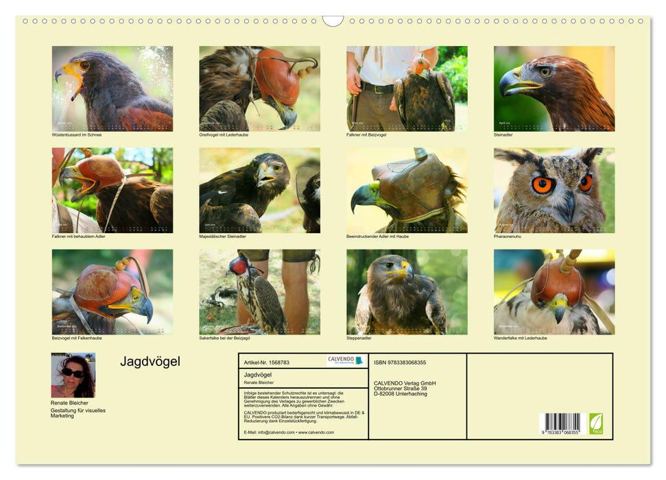 Hunting birds (CALVENDO wall calendar 2024) 